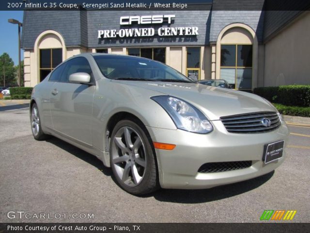 2007 Infiniti G 35 Coupe in Serengeti Sand Metallic