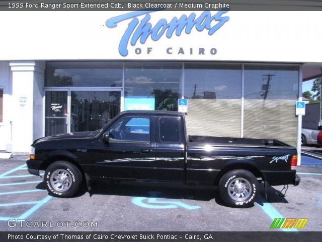 1999 Ford Ranger Sport Extended Cab in Black Clearcoat