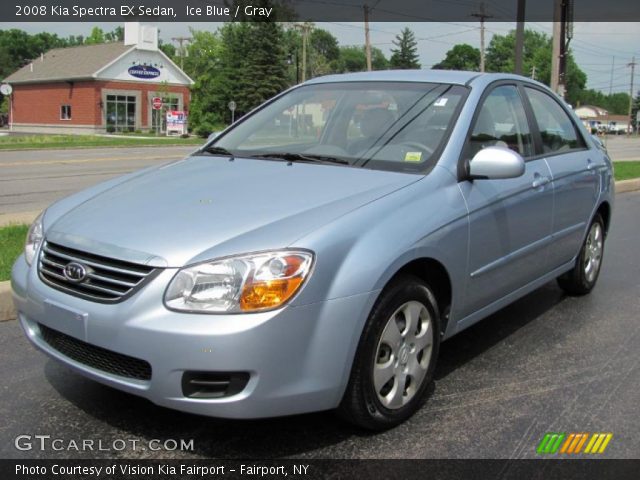 2008 Kia Spectra EX Sedan in Ice Blue