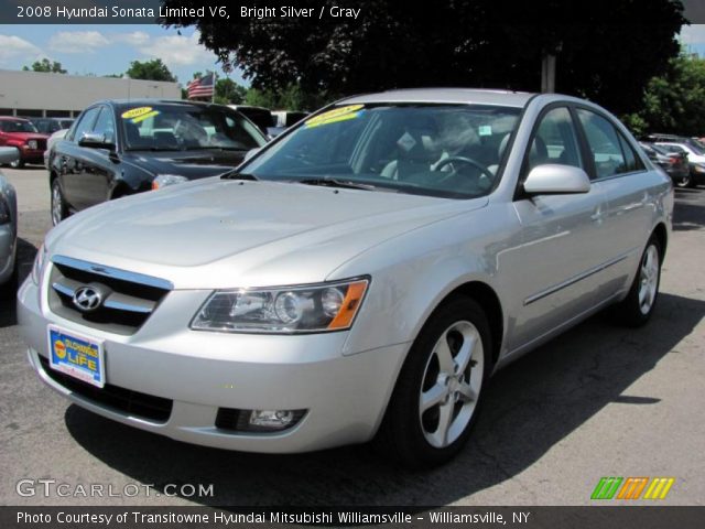 2008 Hyundai Sonata Limited V6 in Bright Silver
