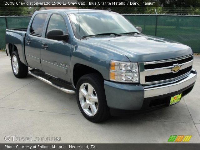 2008 Chevrolet Silverado 1500 LS Crew Cab in Blue Granite Metallic