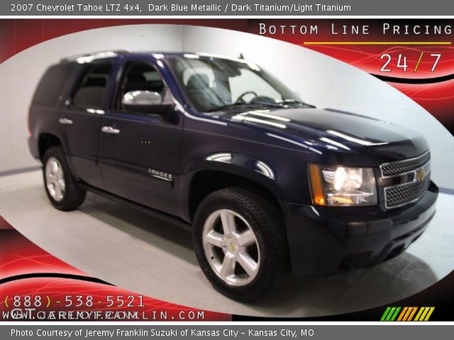 2007 Chevrolet Tahoe LTZ 4x4 in Dark Blue Metallic