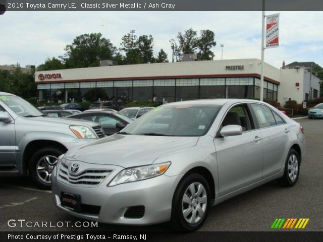 2010 Toyota Camry LE in Classic Silver Metallic