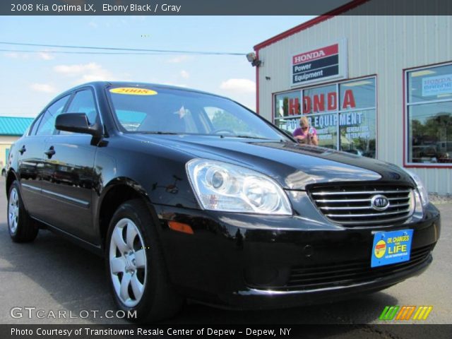 2008 Kia Optima LX in Ebony Black