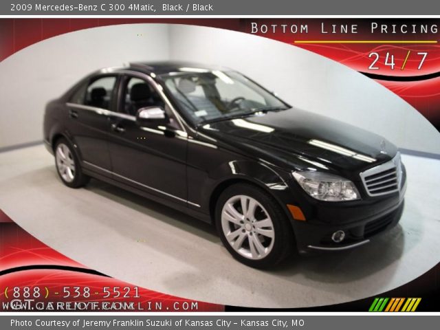 2009 Mercedes-Benz C 300 4Matic in Black
