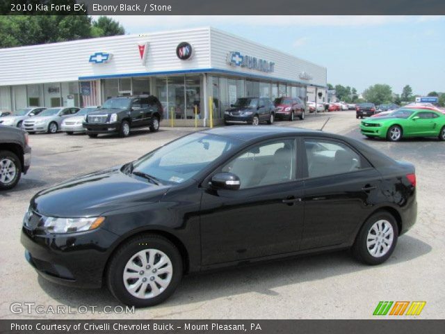 2010 Kia Forte EX in Ebony Black