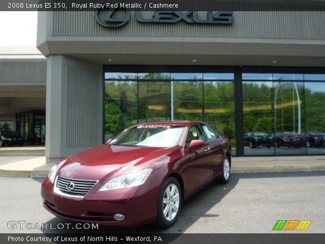 2008 Lexus ES 350 in Royal Ruby Red Metallic