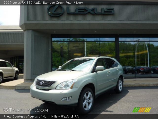 2007 Lexus RX 350 AWD in Bamboo Green Pearl