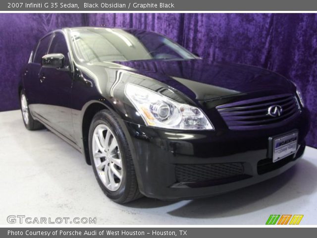 2007 Infiniti G 35 Sedan in Black Obsidian