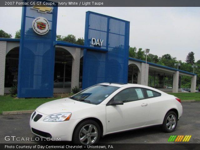 2007 Pontiac G6 GT Coupe in Ivory White