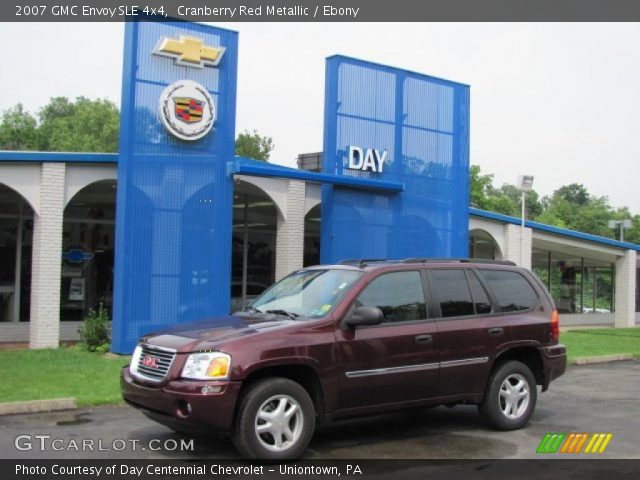 2007 GMC Envoy SLE 4x4 in Cranberry Red Metallic