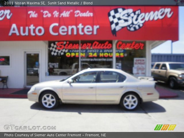 2001 Nissan Maxima SE in Sunlit Sand Metallic