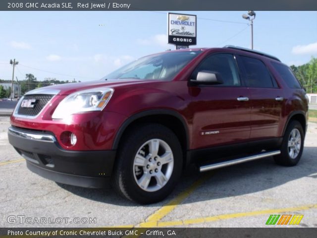 2008 GMC Acadia SLE in Red Jewel