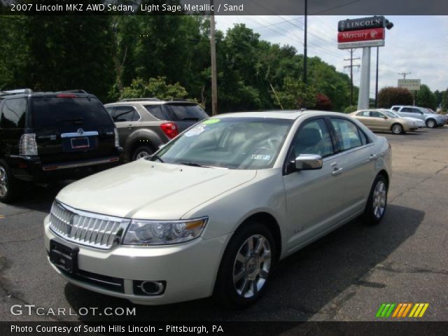 2007 Lincoln MKZ AWD Sedan in Light Sage Metallic