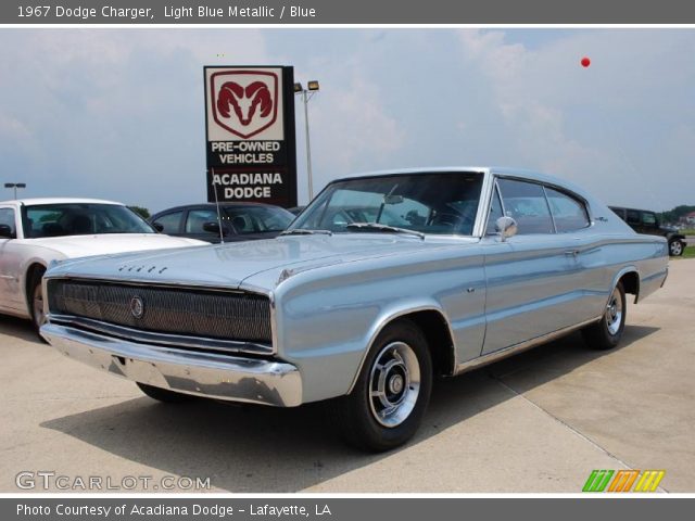 1967 Dodge Charger  in Light Blue Metallic