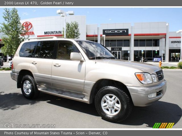 2000 Lexus LX 470 in Golden Pearl