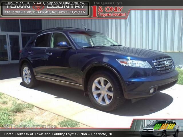 2005 Infiniti FX 35 AWD in Sapphire Blue