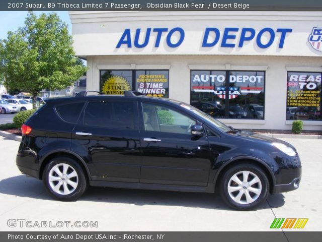 2007 Subaru B9 Tribeca Limited 7 Passenger in Obsidian Black Pearl