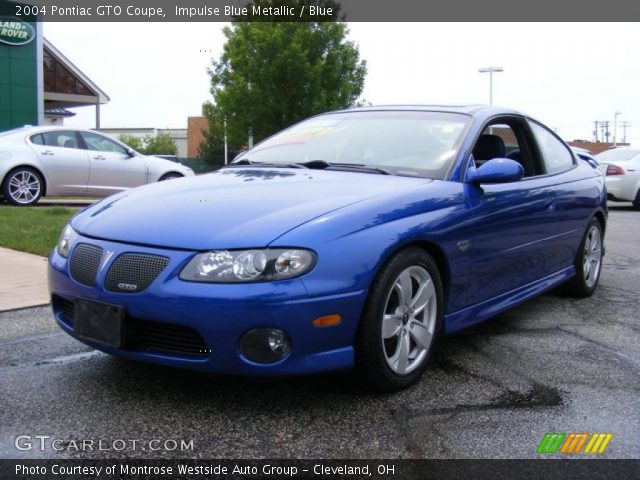 2004 Pontiac GTO Coupe in Impulse Blue Metallic