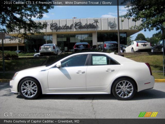 2010 Cadillac CTS 3.6 Premium Sedan in White Diamond Tricoat