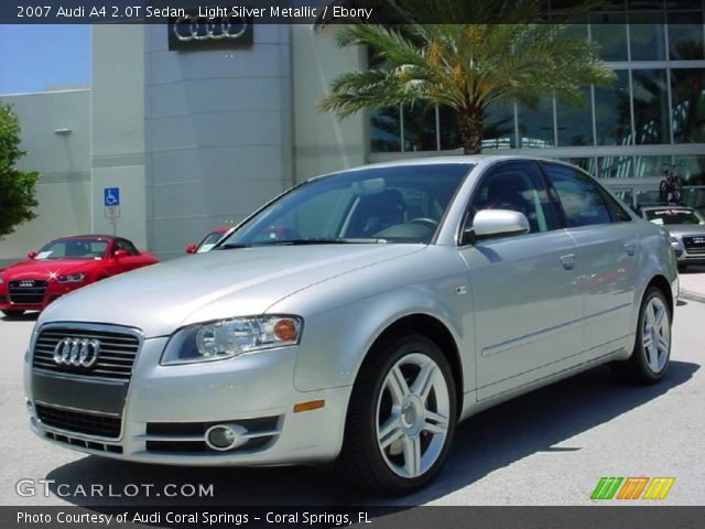 2007 Audi A4 2.0T Sedan in Light Silver Metallic