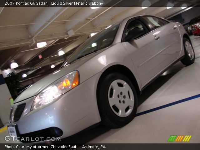 2007 Pontiac G6 Sedan in Liquid Silver Metallic