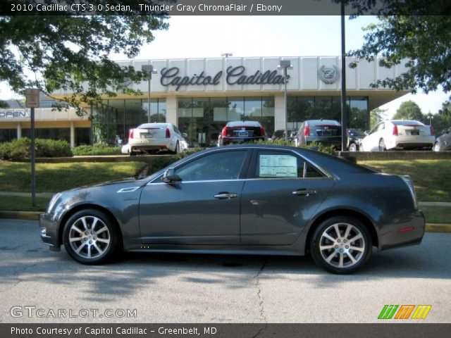 2010 Cadillac CTS 3.0 Sedan in Thunder Gray ChromaFlair