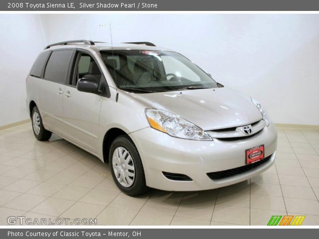 2008 Toyota Sienna LE in Silver Shadow Pearl