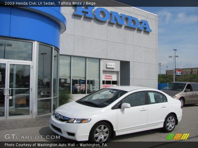 2009 Honda Civic LX Sedan in Taffeta White