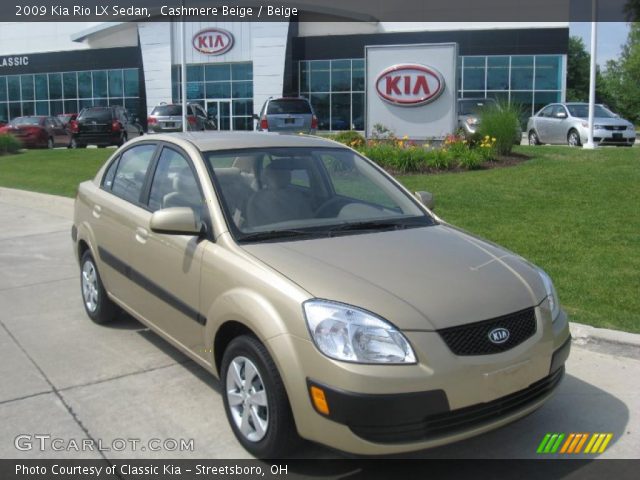 2009 Kia Rio LX Sedan in Cashmere Beige