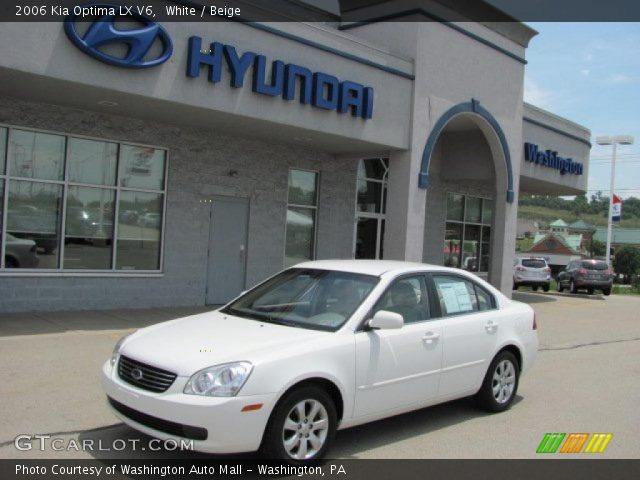 2006 Kia Optima LX V6 in White