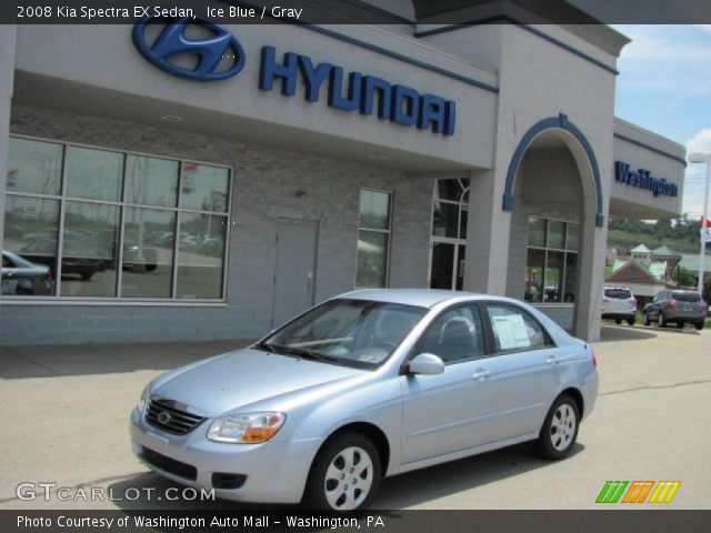 2008 Kia Spectra EX Sedan in Ice Blue
