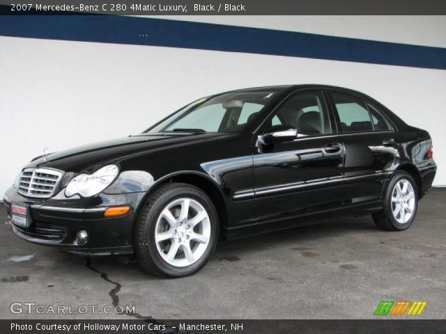 2007 Mercedes-Benz C 280 4Matic Luxury in Black