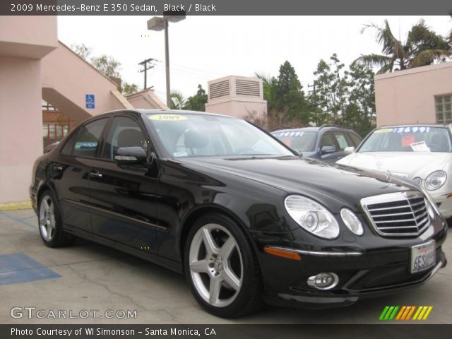 2009 Mercedes-Benz E 350 Sedan in Black