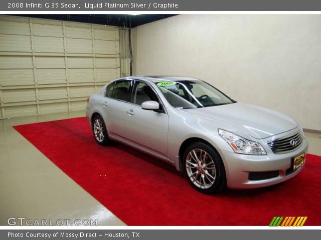 2008 Infiniti G 35 Sedan in Liquid Platinum Silver
