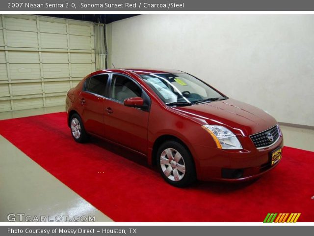 2007 Nissan Sentra 2.0 in Sonoma Sunset Red