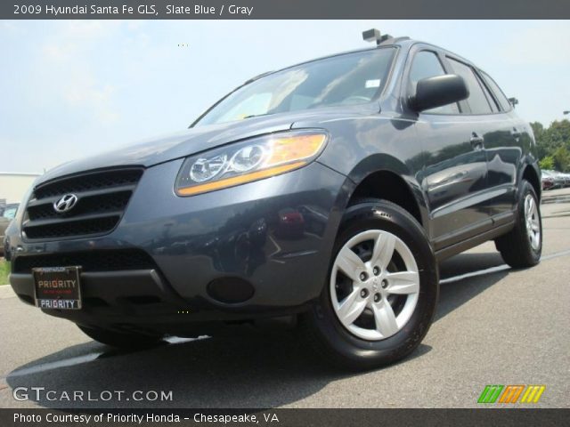 2009 Hyundai Santa Fe GLS in Slate Blue