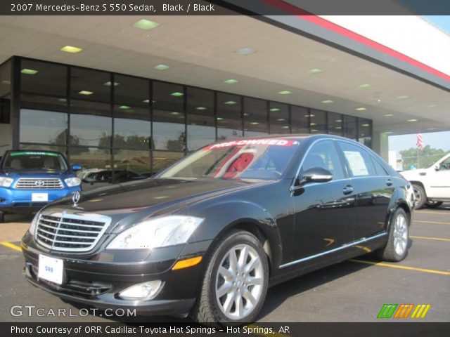 2007 Mercedes-Benz S 550 Sedan in Black