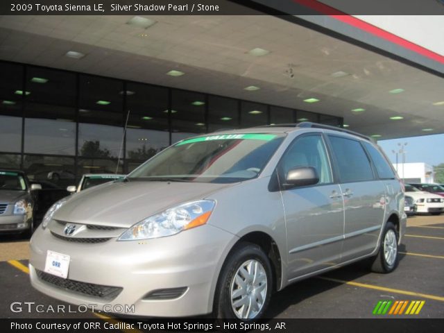 2009 Toyota Sienna LE in Silver Shadow Pearl