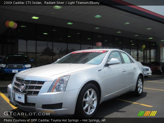 2009 Cadillac CTS Sedan in Radiant Silver