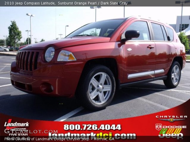 2010 Jeep Compass Latitude in Sunburst Orange Pearl