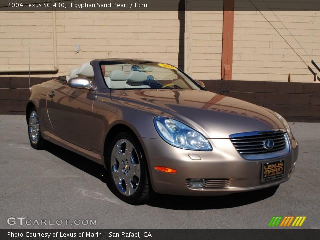 2004 Lexus SC 430 in Egyptian Sand Pearl