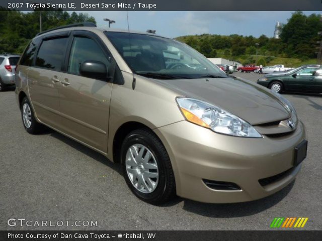2007 Toyota Sienna LE in Desert Sand Mica