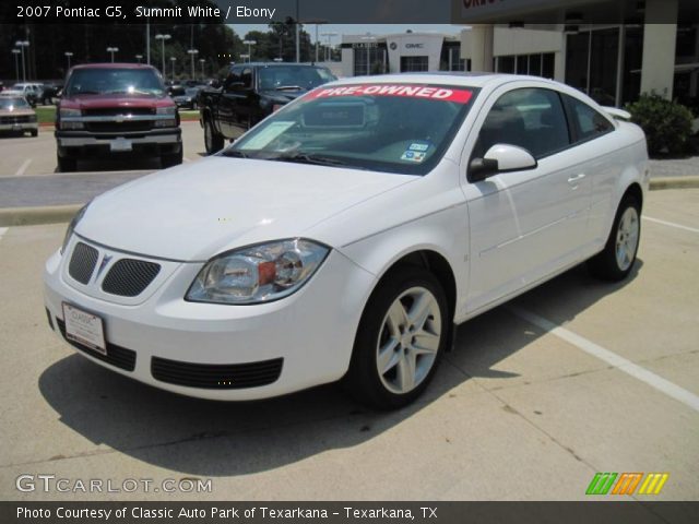 2007 Pontiac G5  in Summit White