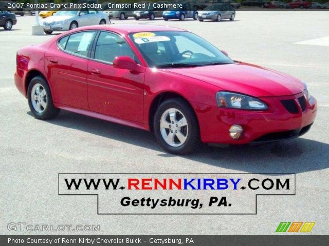 2007 Pontiac Grand Prix Sedan in Crimson Red