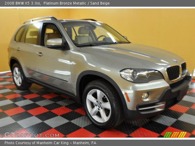 2008 BMW X5 3.0si in Platinum Bronze Metallic