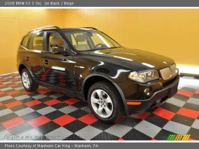 2008 BMW X3 3.0si in Jet Black