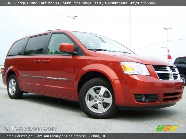 2008 Dodge Grand Caravan SXT in Sunburst Orange Pearl