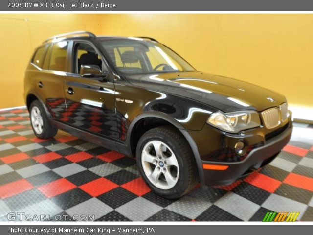 2008 BMW X3 3.0si in Jet Black