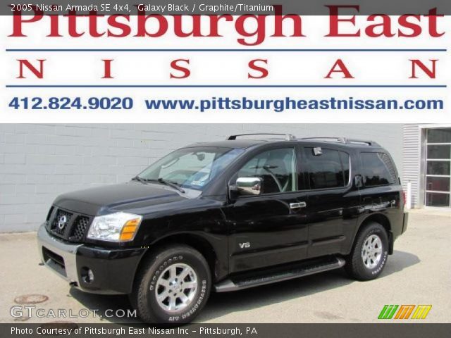 2005 Nissan Armada SE 4x4 in Galaxy Black